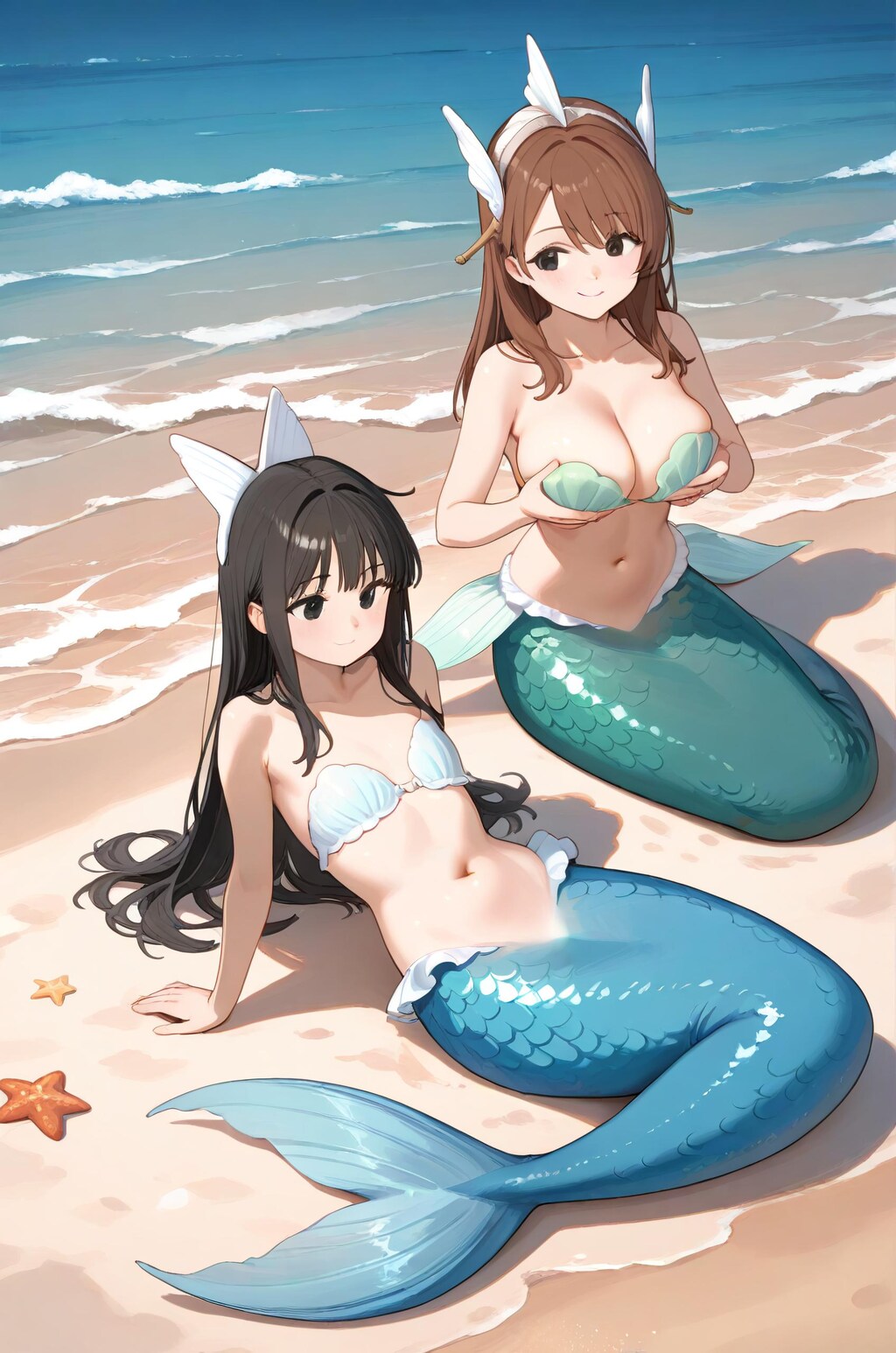 人魚たちはおっぱいが気になるようです