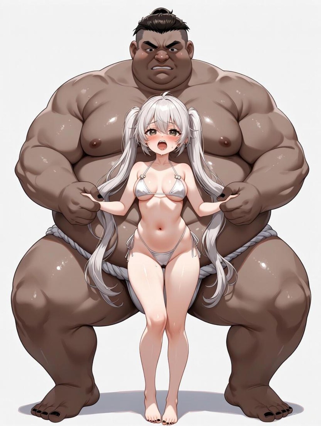 少女×力士③ぶつかり稽古