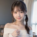 夏のオフショルセーター 2 5枚目