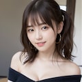 夏のオフショルセーター 2 4枚目