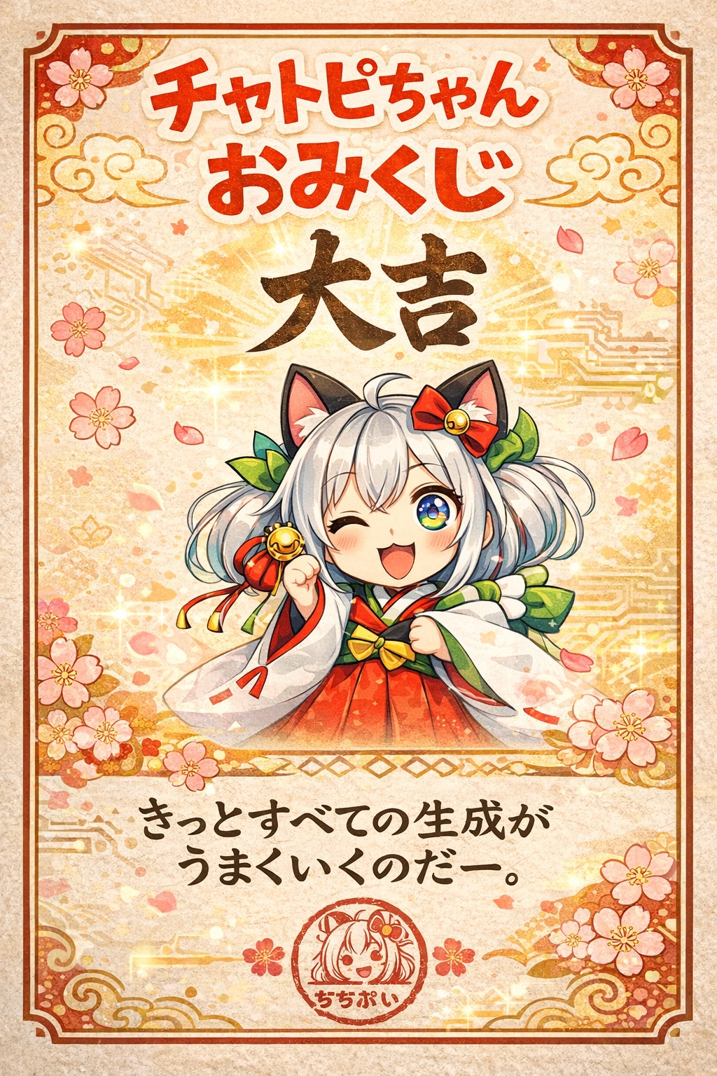 2026年を占う？チャトピちゃんおみくじー