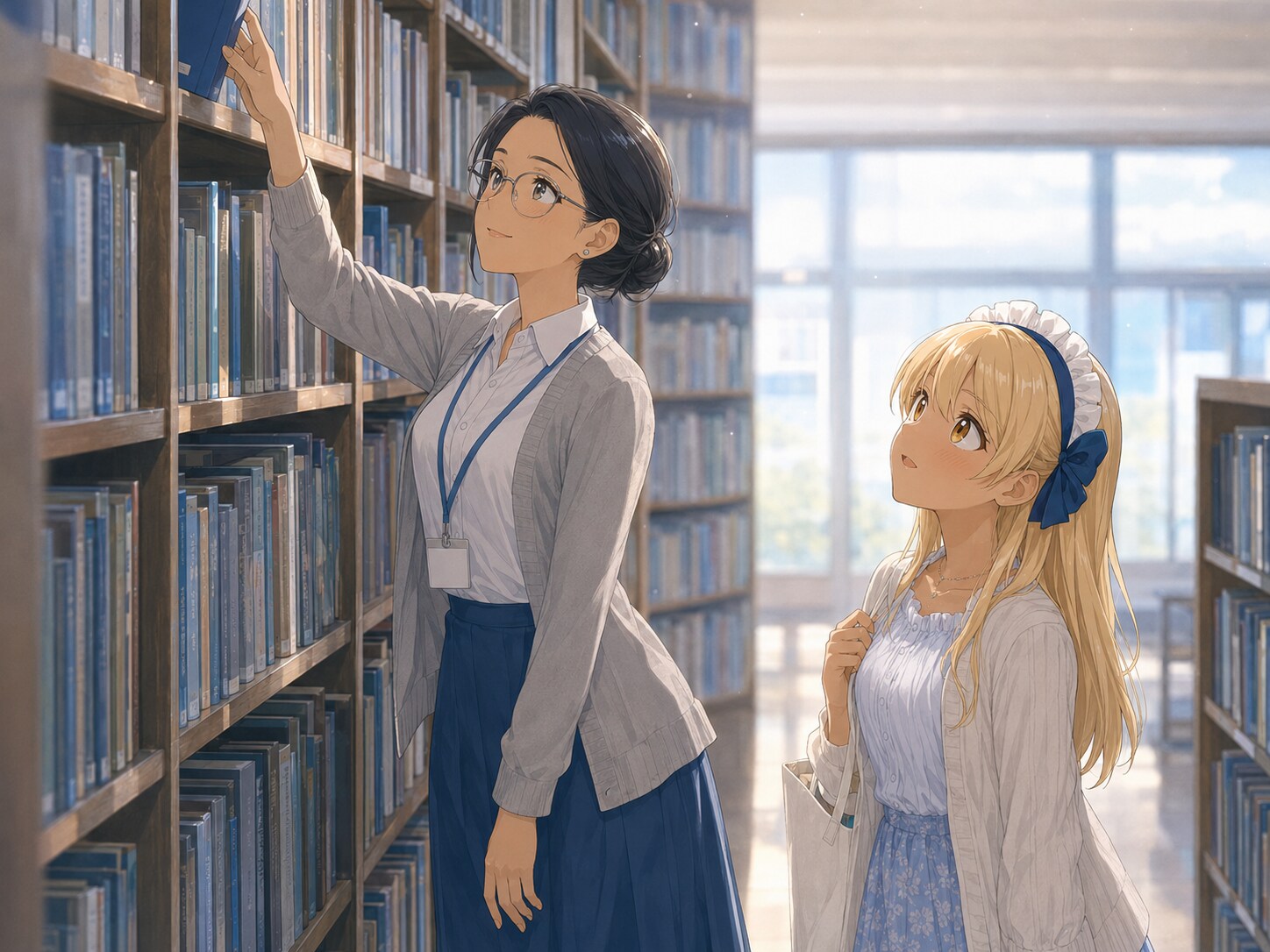 図書館避暑