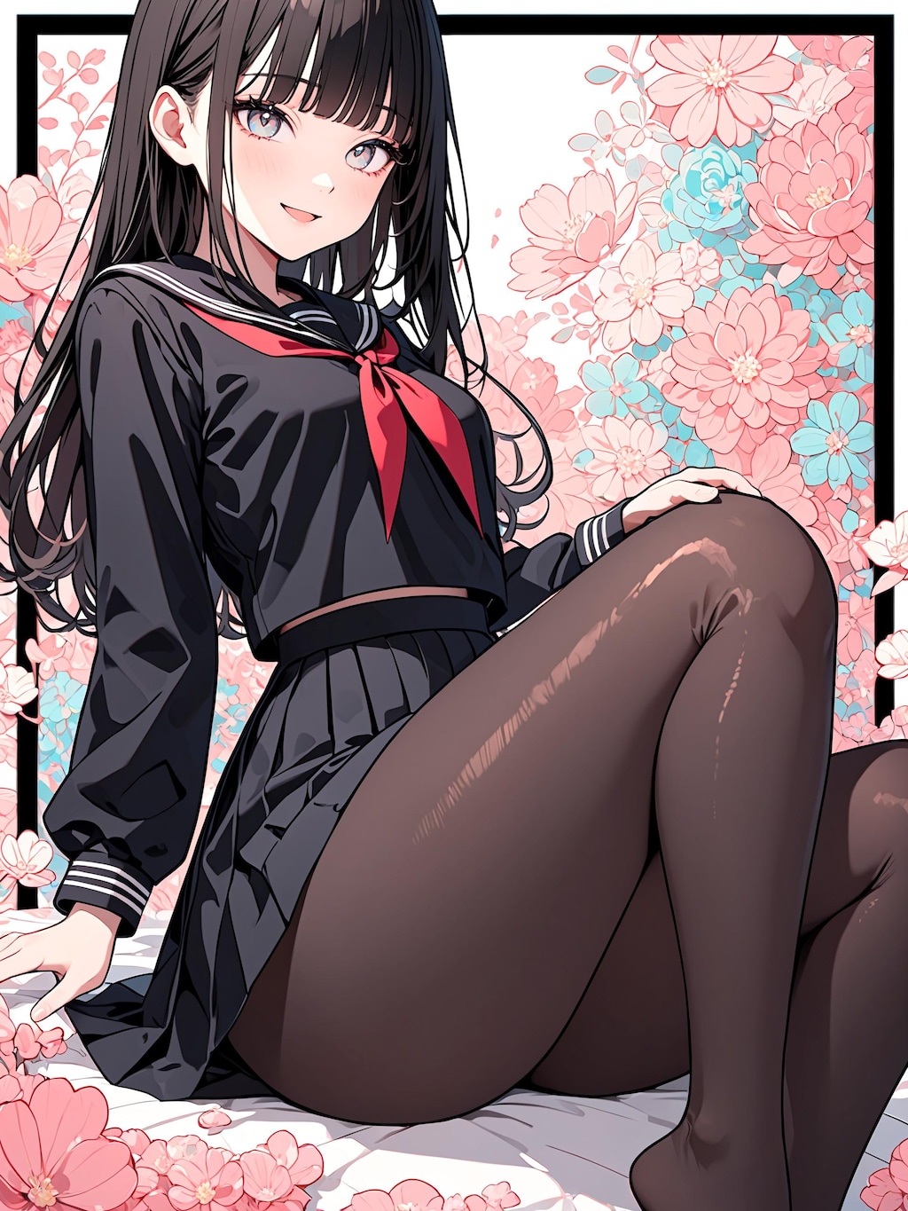 黒の誘惑、花の囁き