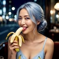 バナナ🍌の食べ方💞蘭さん 8枚目