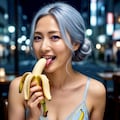 バナナ🍌の食べ方💞蘭さん 10枚目