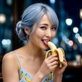 バナナ🍌の食べ方💞蘭さん 9枚目