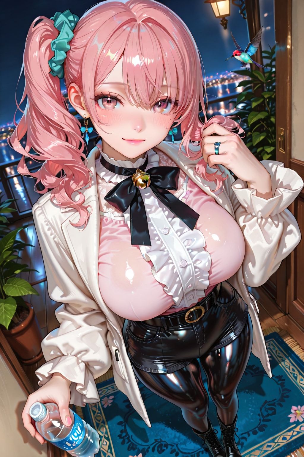 夜遅くにごめんなさい❤️ちょっとしたお願いがあるんですがよろしいでしょうか❤️ | の人気AIイラスト・グラビア