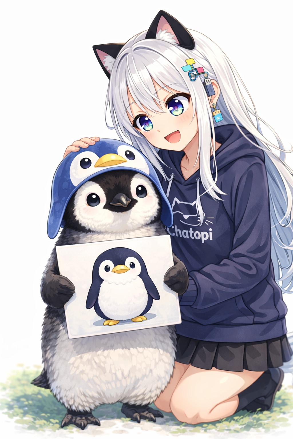 チャトピちゃんがお出かけっ | の人気AIイラスト・グラビア