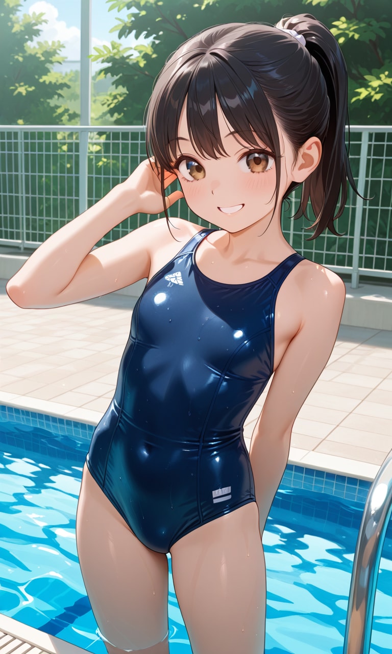 スクール水着×ロリ×おしっこ