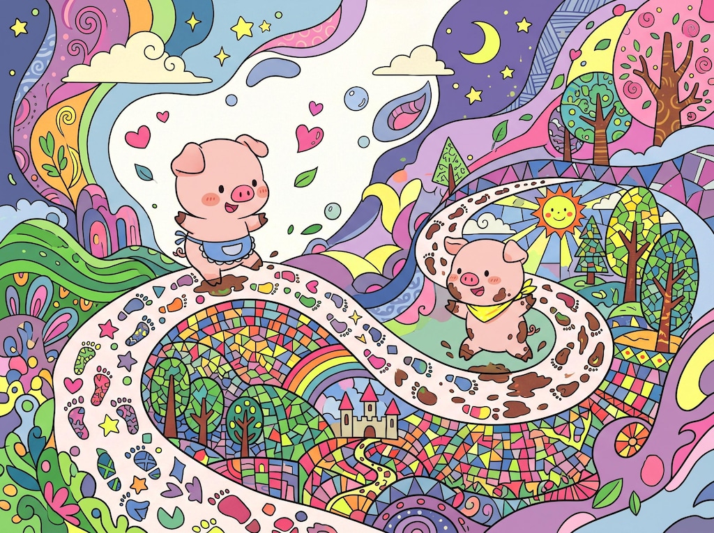 アートする子豚ちゃん