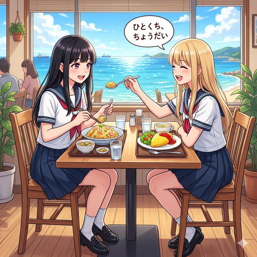 ひとくち、ちょうだい