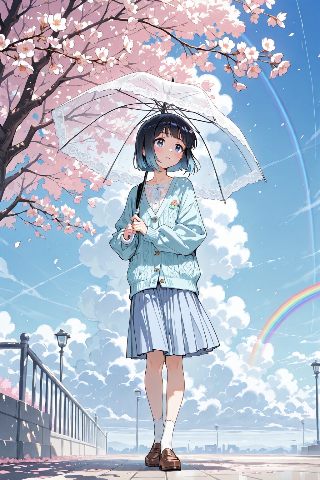 雨 | の人気AIイラスト・グラビア