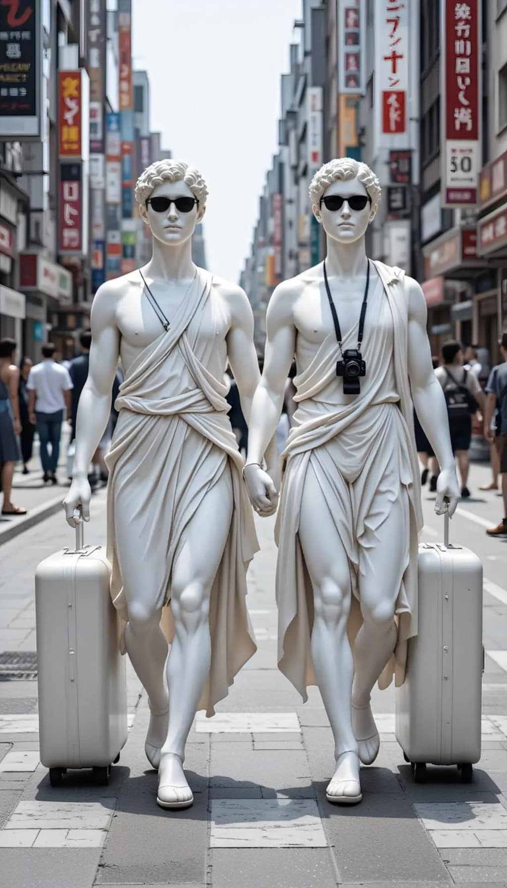 国へ帰る彫刻たち