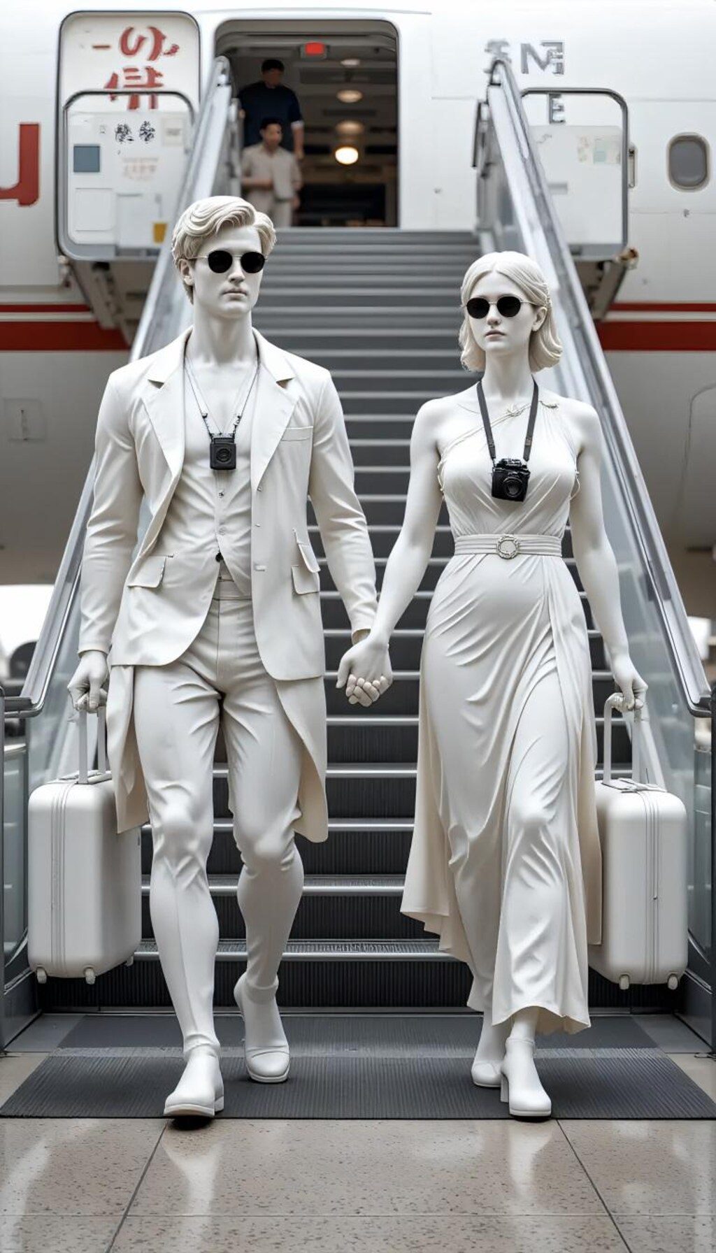 国へ帰る彫刻たち