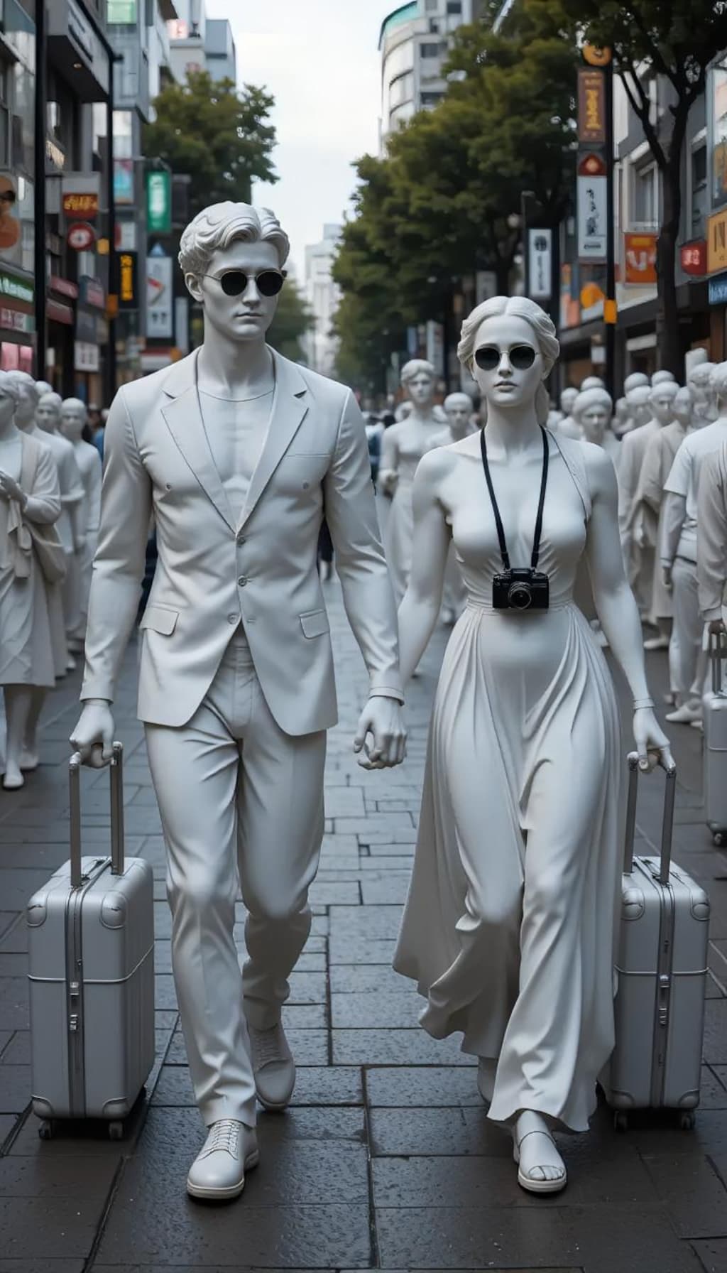 国へ帰る彫刻たち