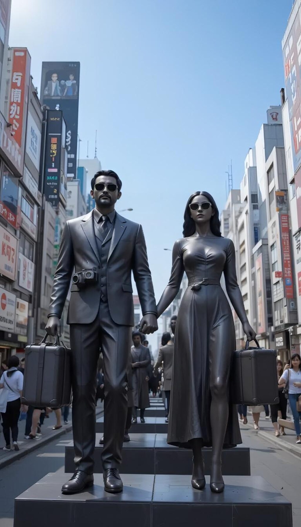 国へ帰る彫刻たち