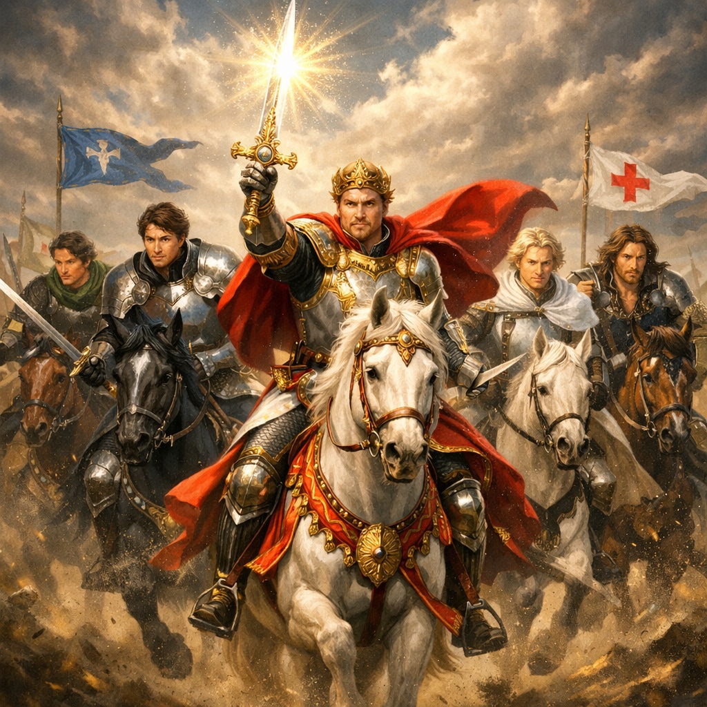 円卓の騎士達よ！救援要請だ！勝利はこの剣と共に我らにあり！戦場を駆けよ！！