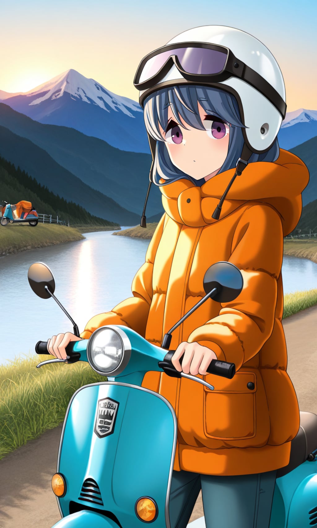 リンちゃんのツーリングで春のキャンプへ🛵⛺️❤️
