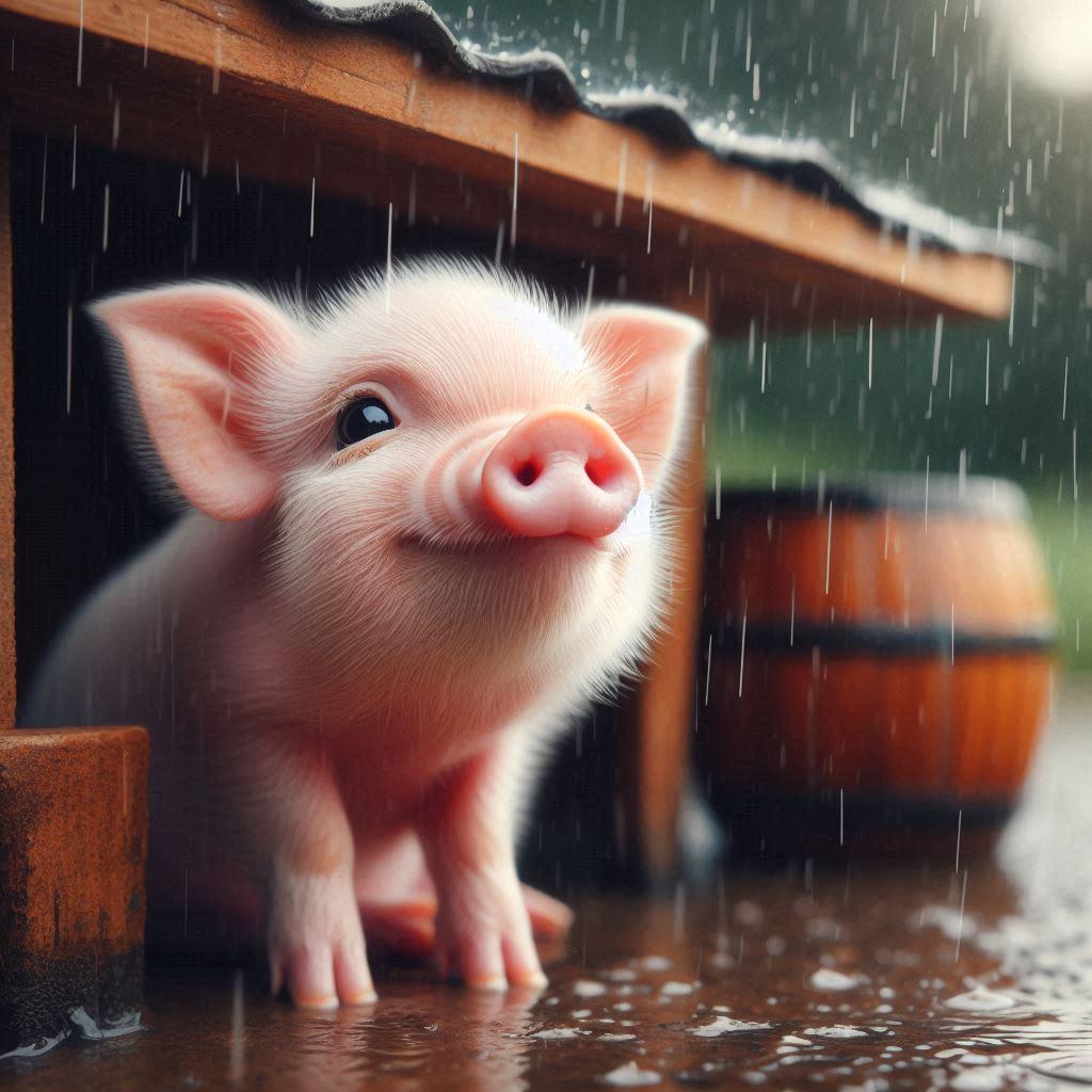 雨と豚 | の人気AIイラスト・グラビア