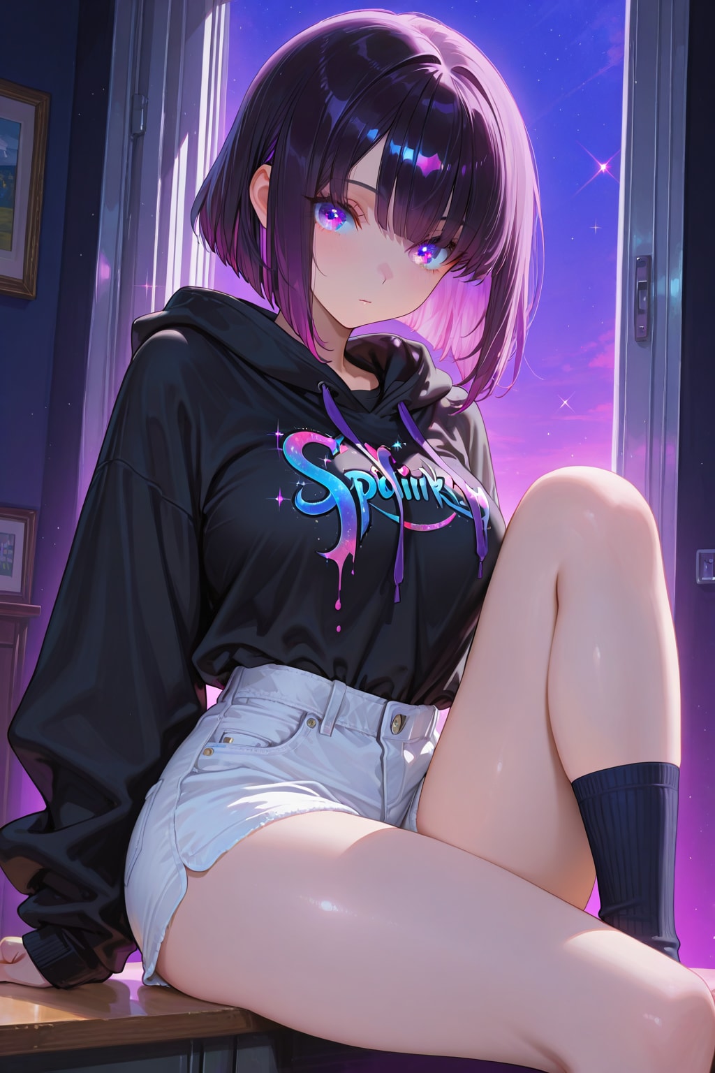 紫色が似合う女の子53