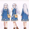 リラックスした午後のソファで ～銀髪少女の無防備なひととき～ 2枚目