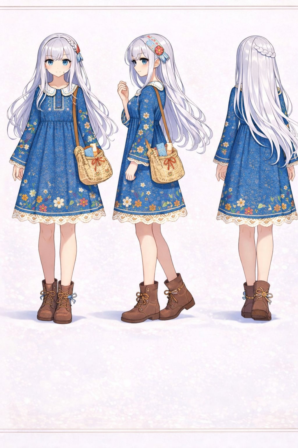 リラックスした午後のソファで ～銀髪少女の無防備なひととき～