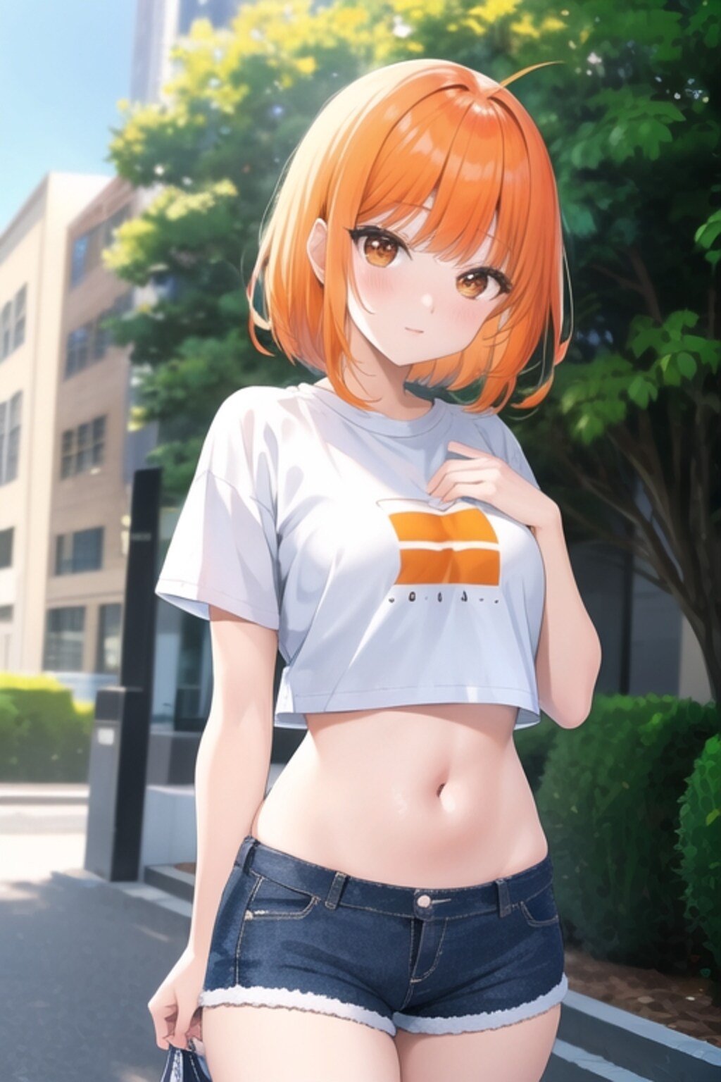 夏場のスタイル