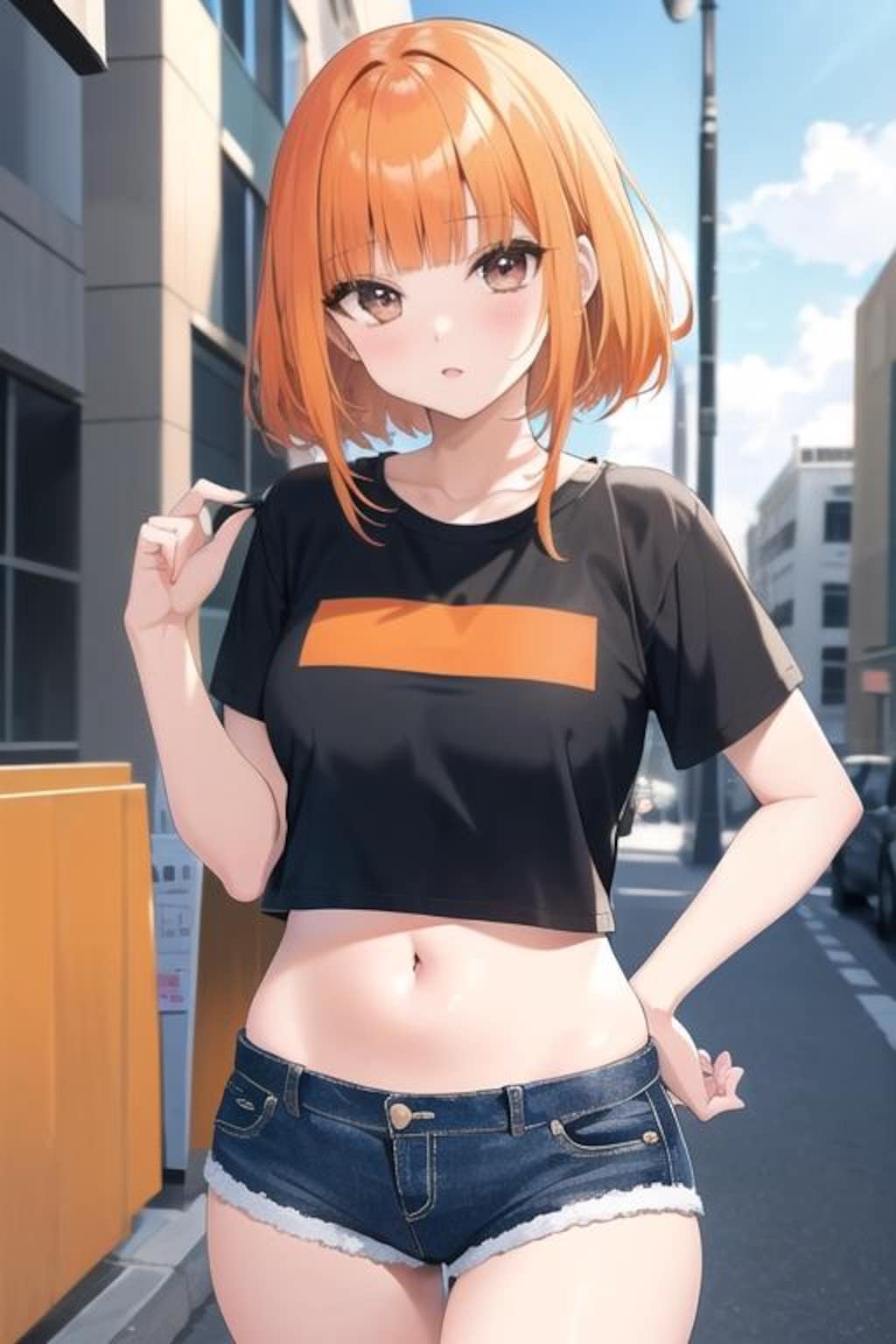 夏場のスタイル