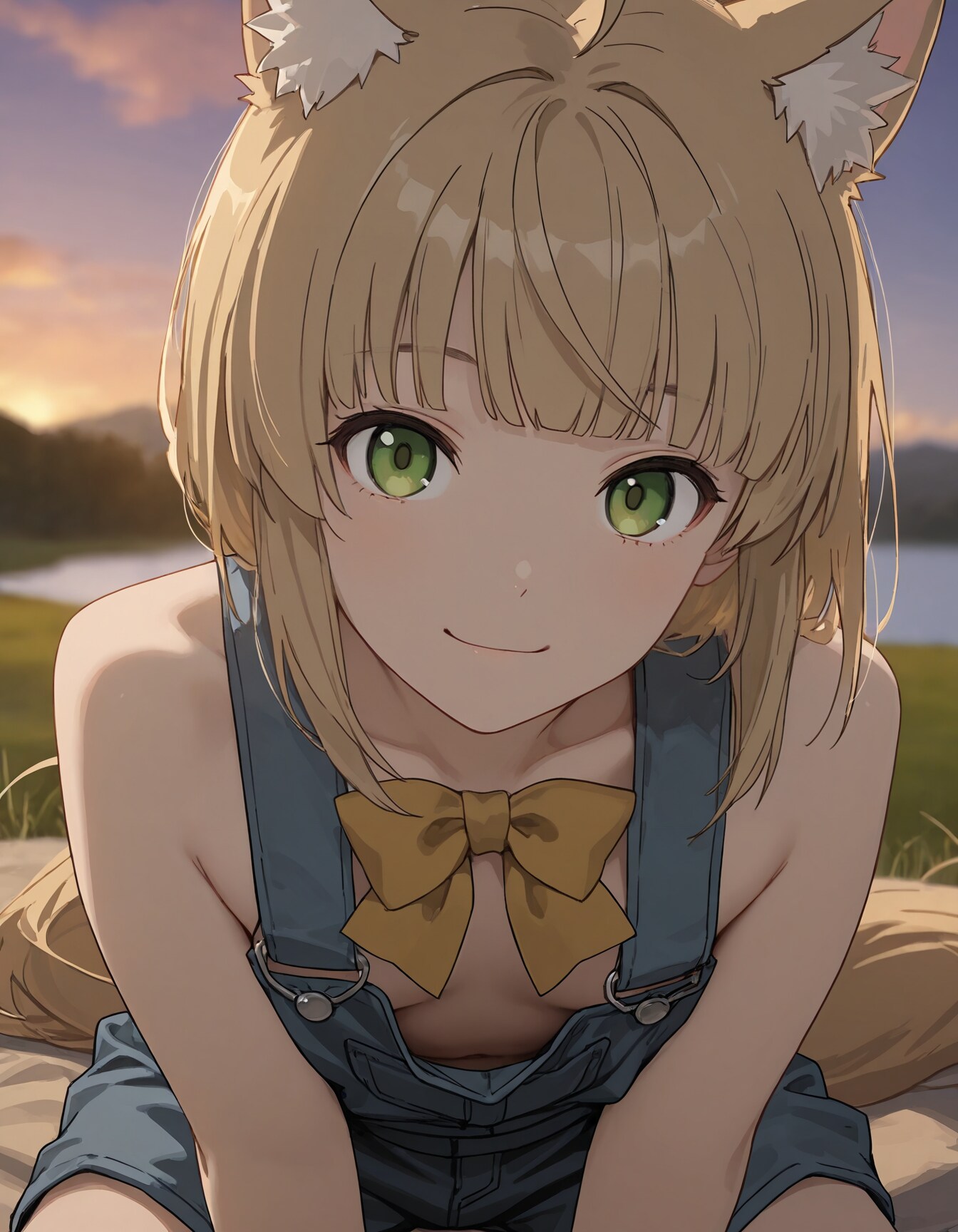 夕日にて | の人気AIイラスト・グラビア