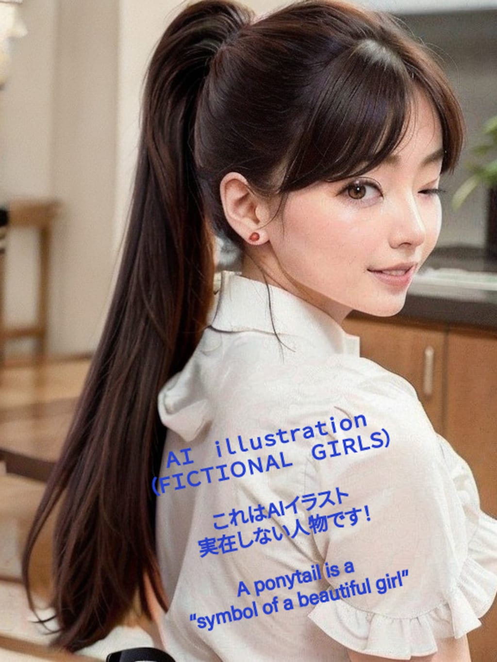 バッサリから数年後のポニーテール美少女