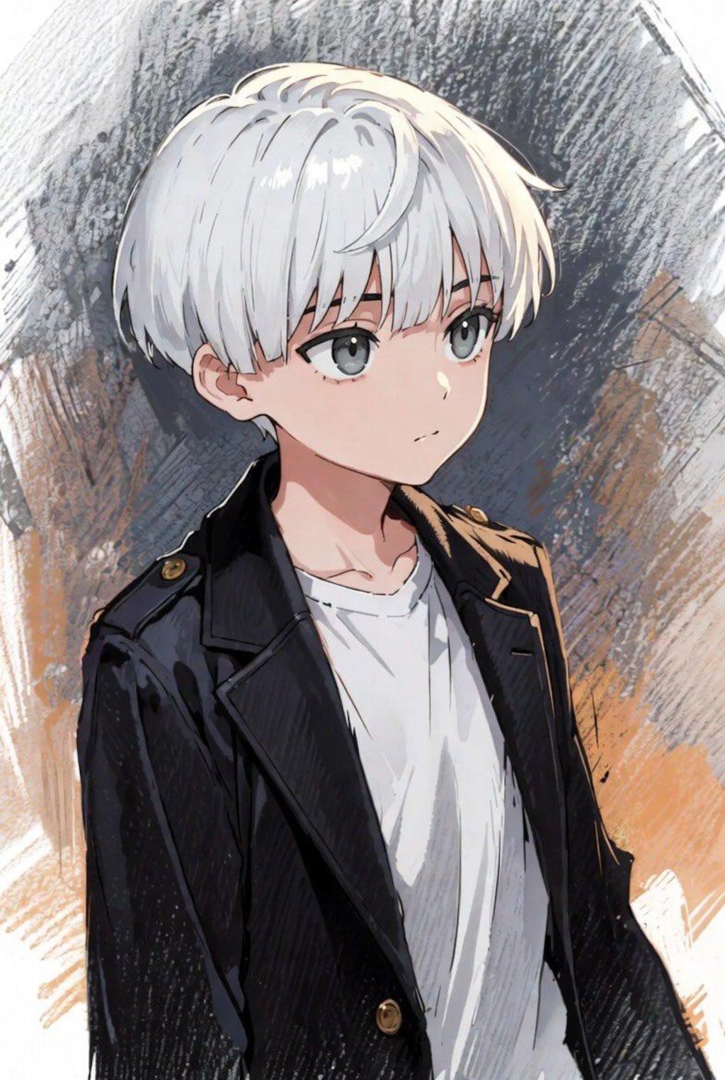 白い髪