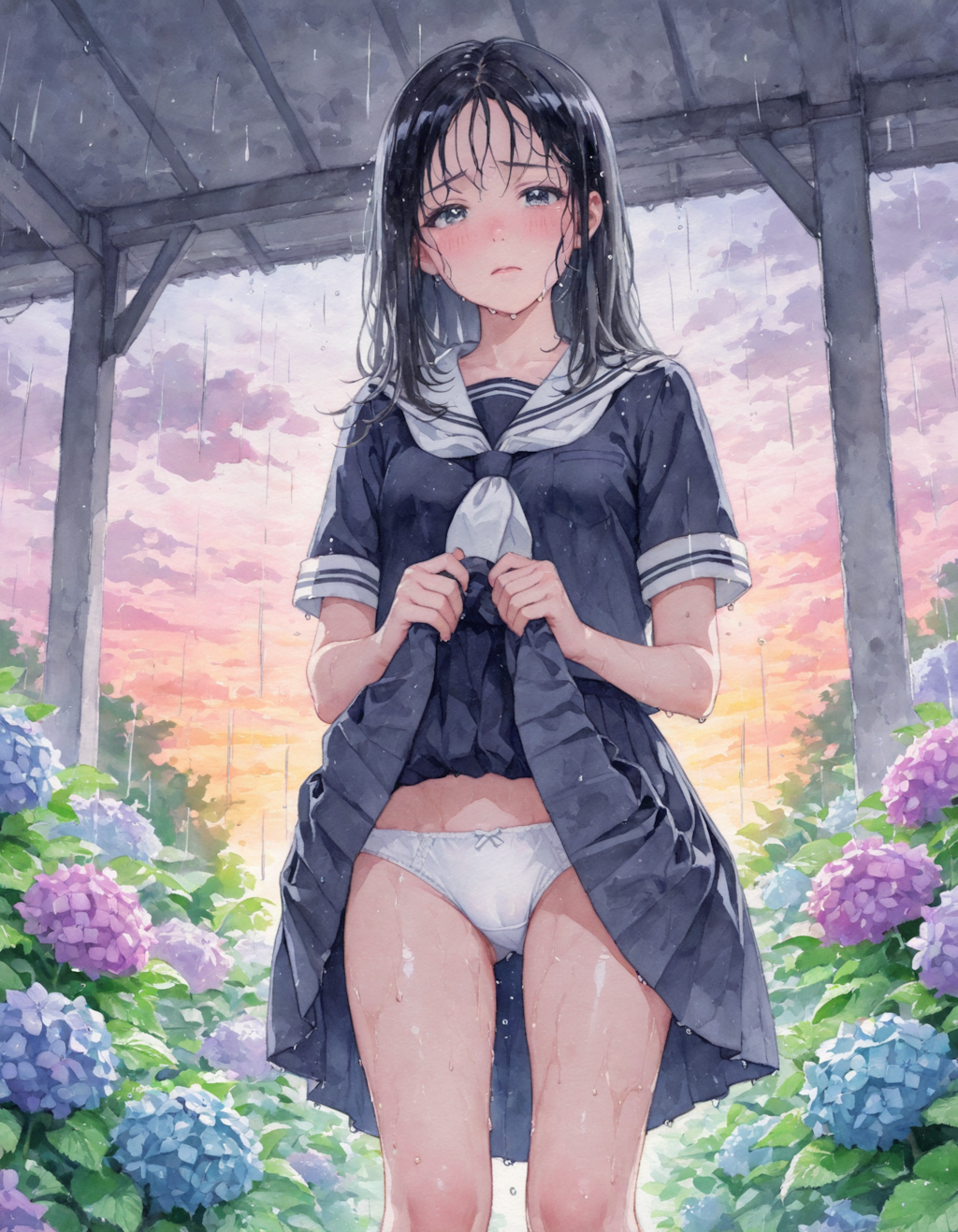 雨の日