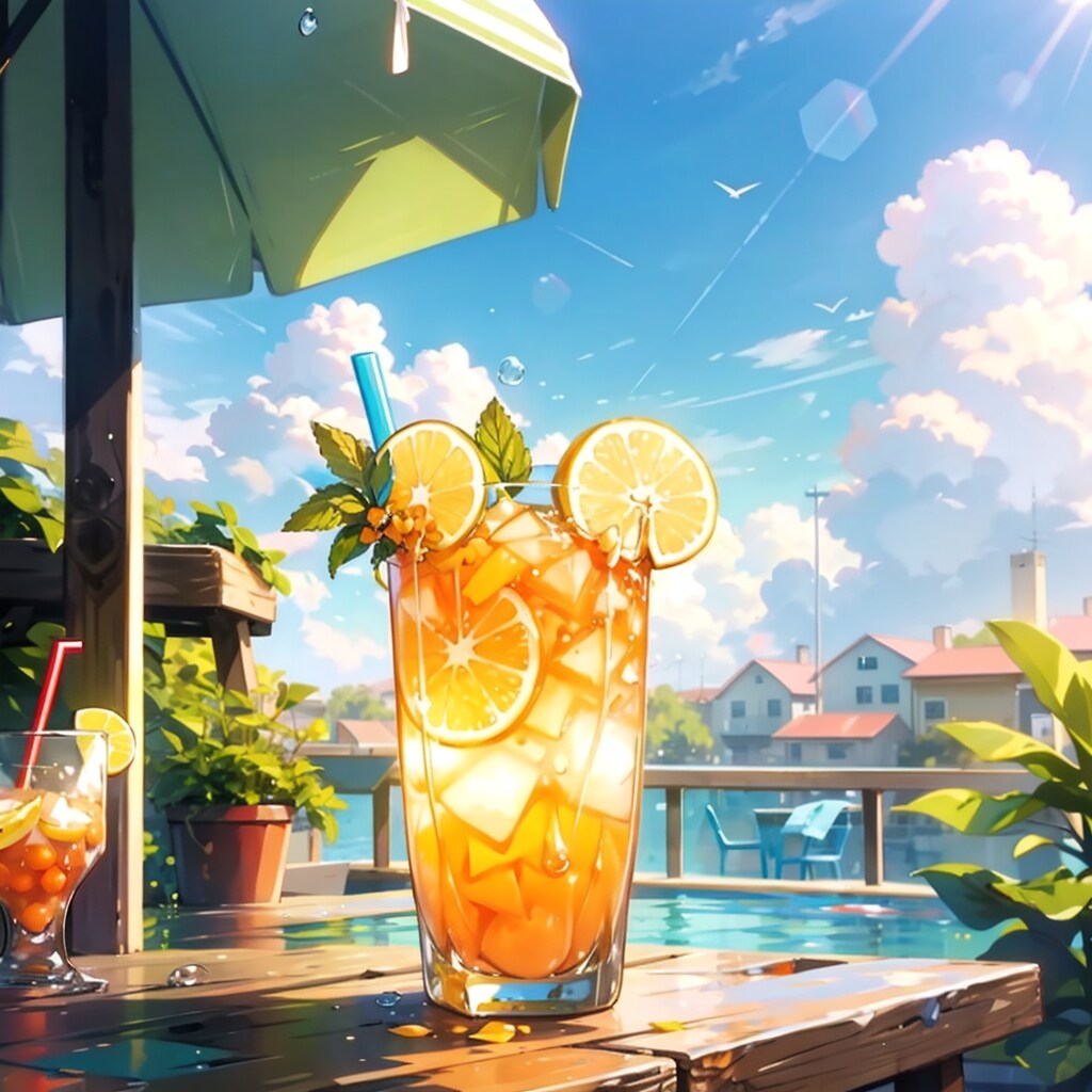 アイスレモンティー | の人気AIイラスト・グラビア