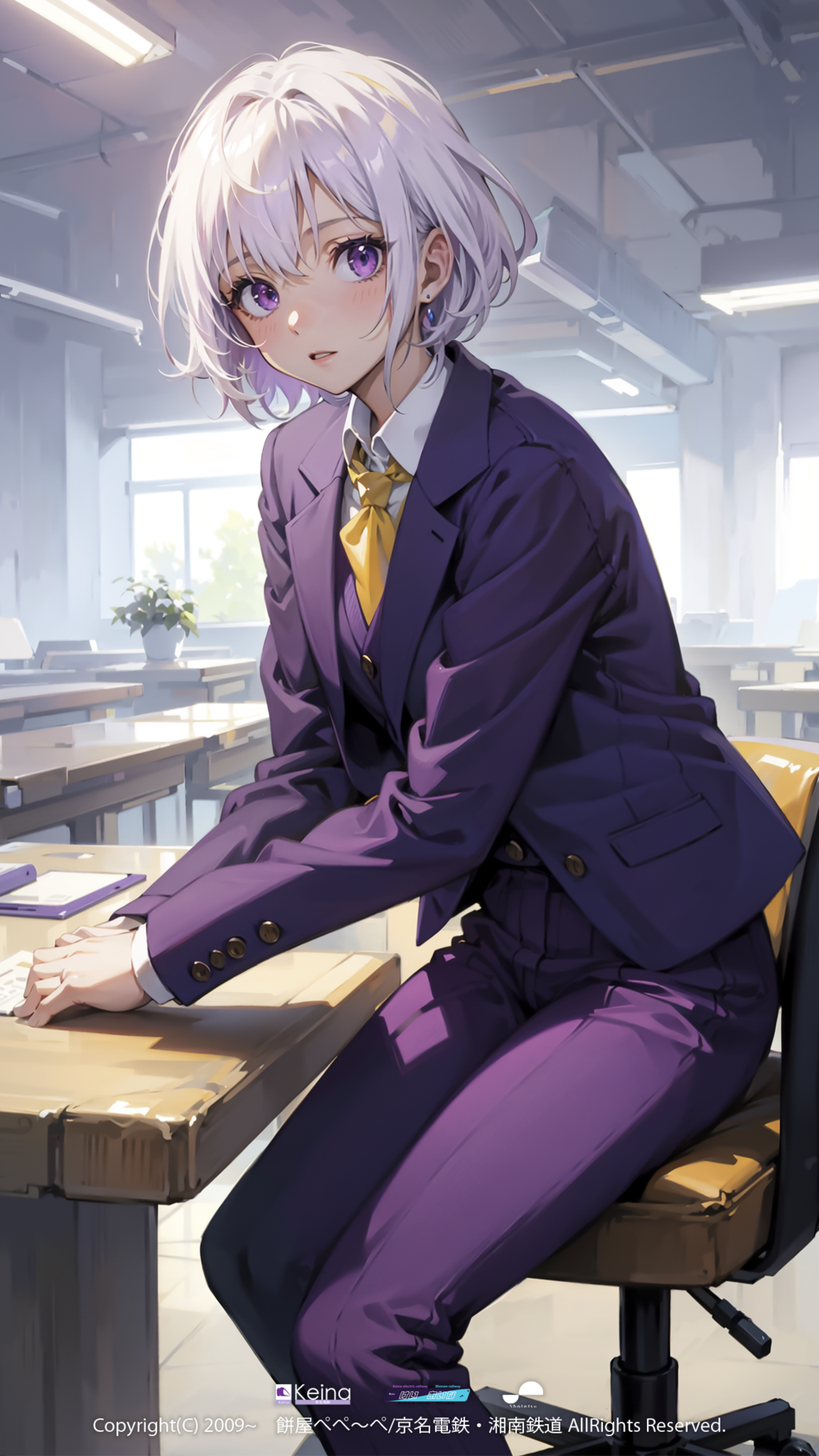 仕事中の弊社キャラクター①【けい あいな】