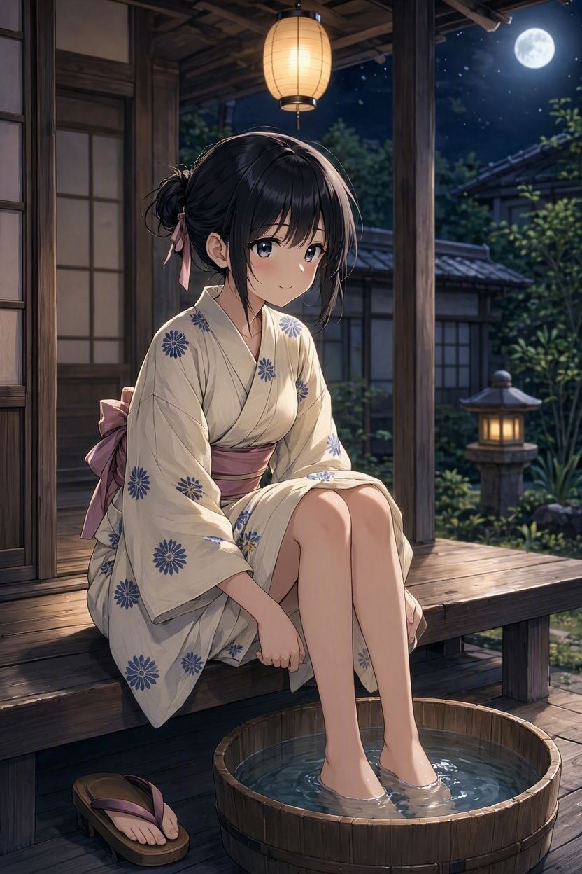 夕涼み(MAI-Image-2.5-Flash)(12) | の人気AIイラスト・グラビア