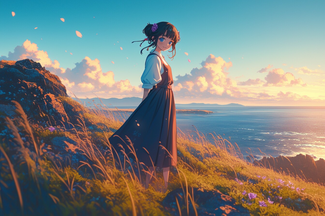 夕暮れのおだんごちゃん🍡✨18 | の人気AIイラスト・グラビア