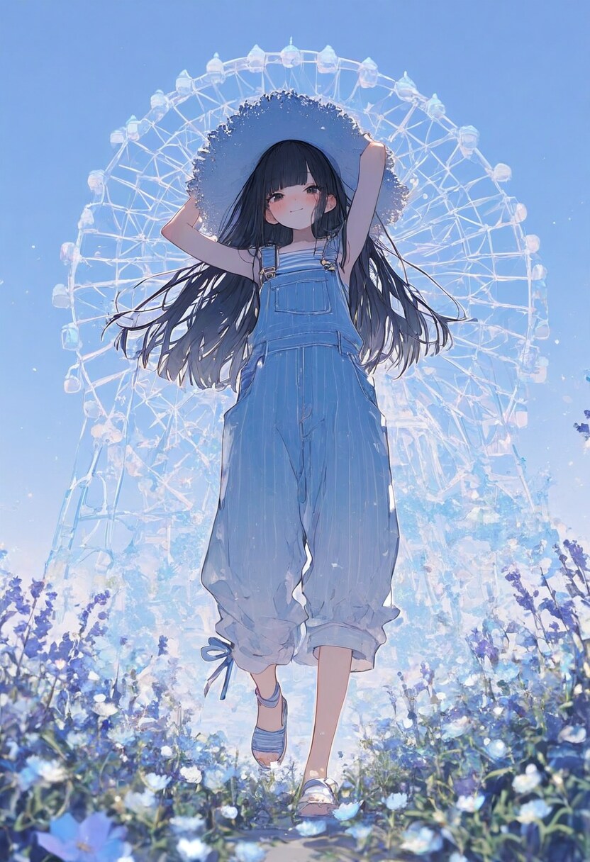 オーバーオール | の人気AIイラスト・グラビア