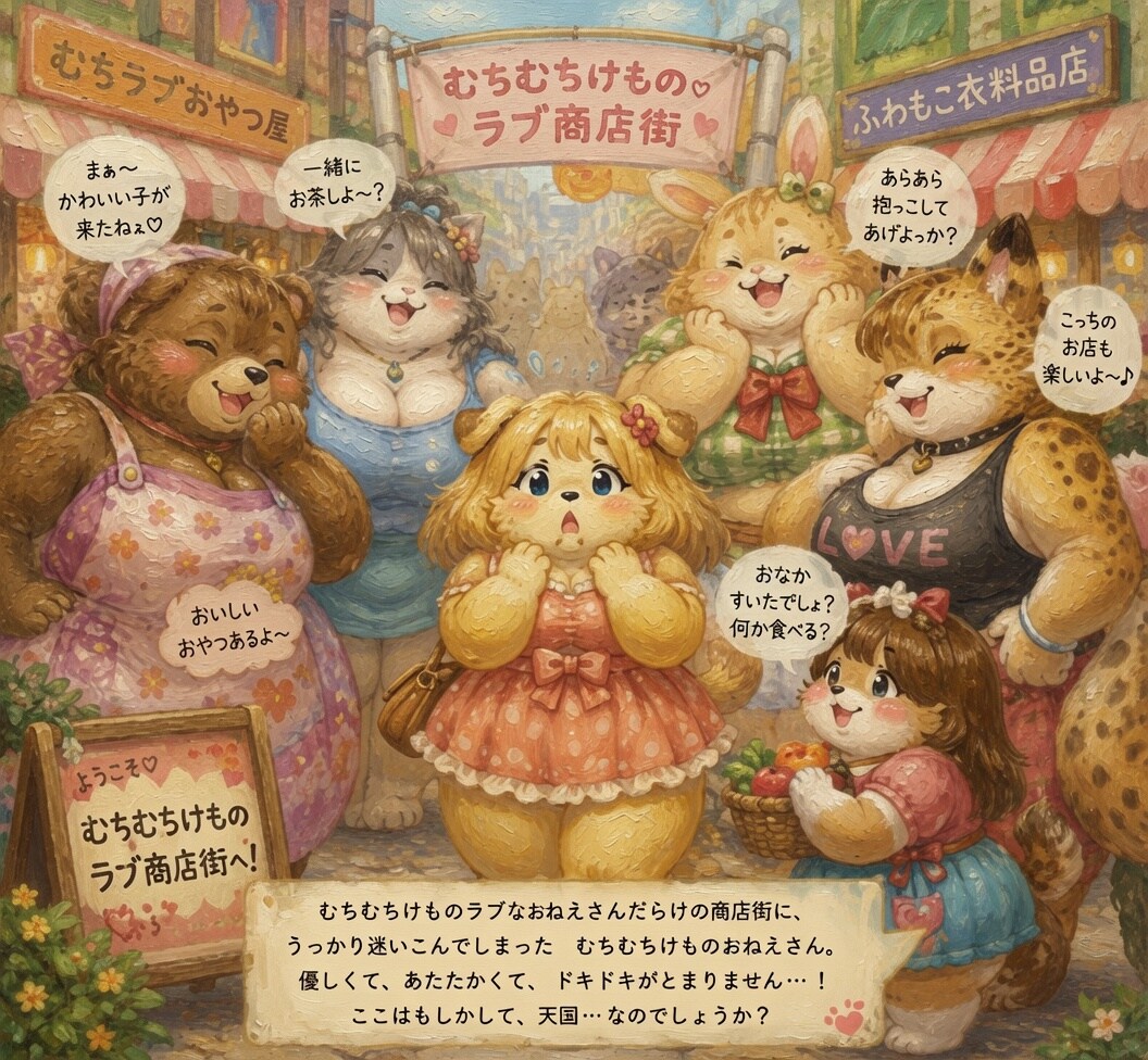 むちむちおねえさんけもの商店街