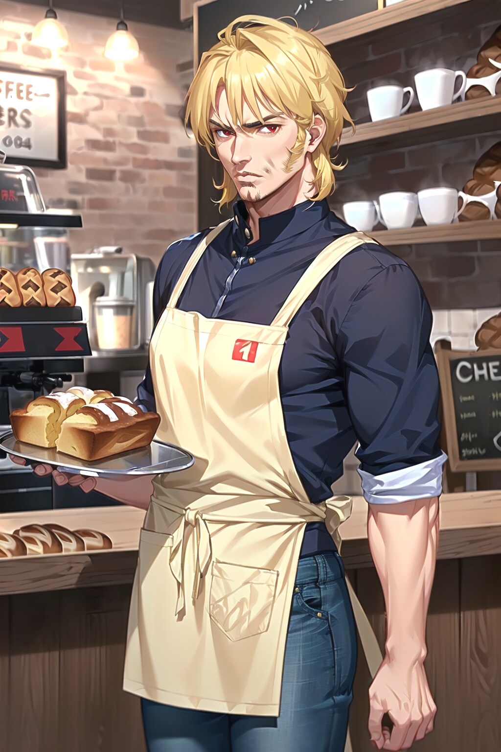 いらっしゃい、何を飲む？これか？パンだ