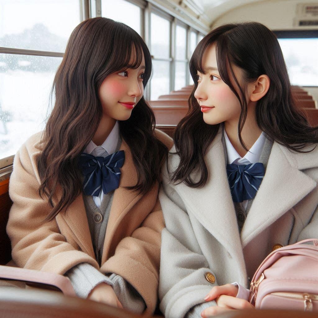 受験に向かう高校生