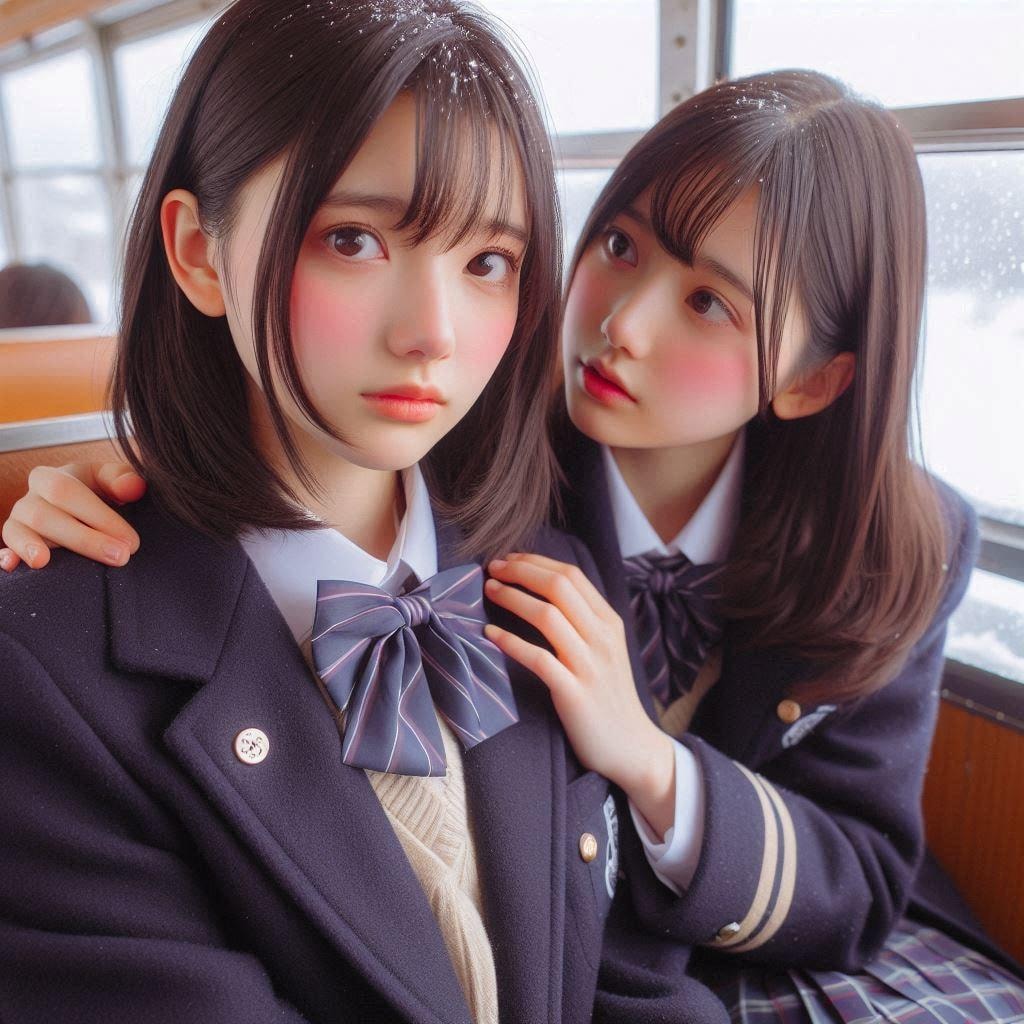 受験に向かう高校生