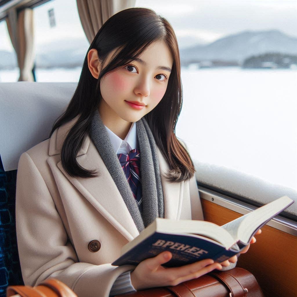 受験に向かう高校生