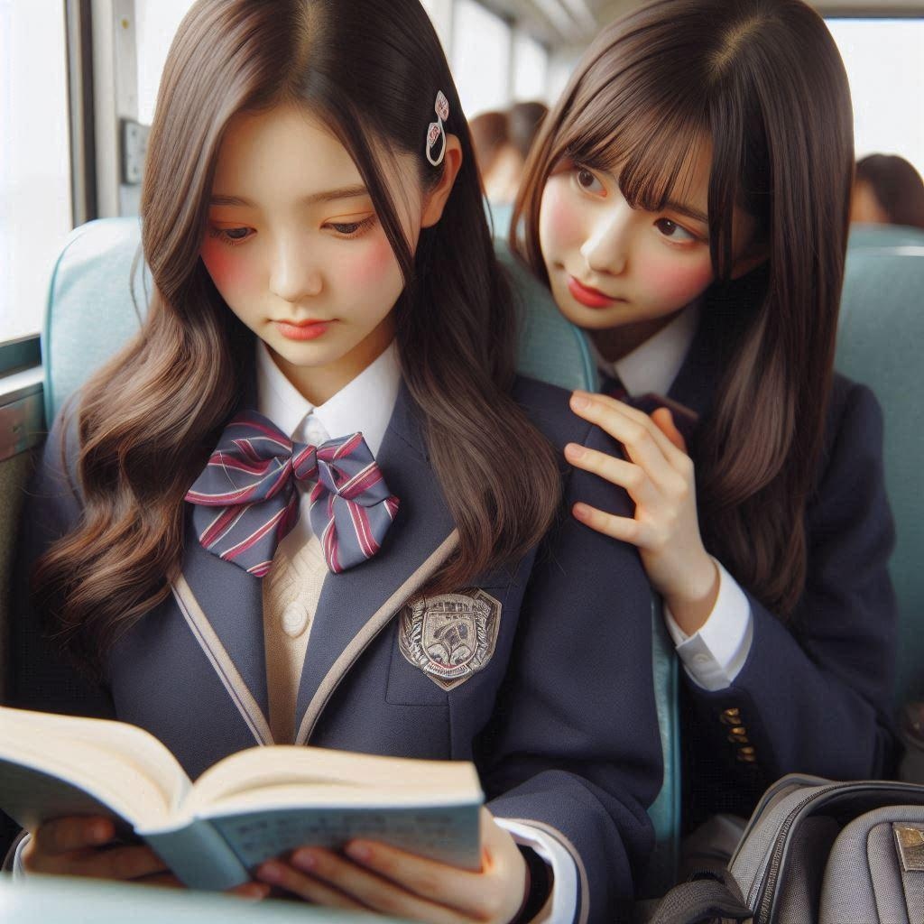 受験に向かう高校生