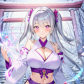 巫女の女の子 5枚目