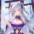 巫女の女の子 3枚目
