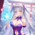 巫女の女の子 2枚目
