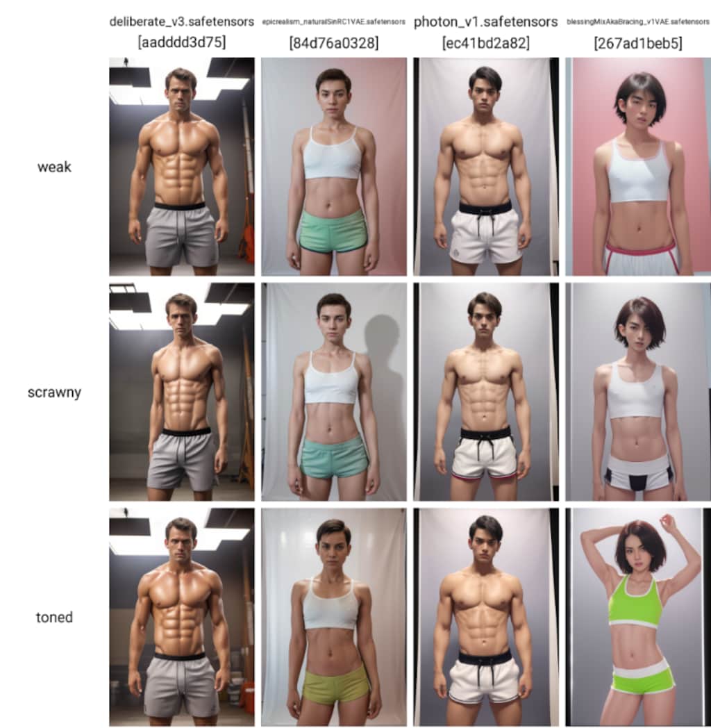 プロンプト研究（筋肉）