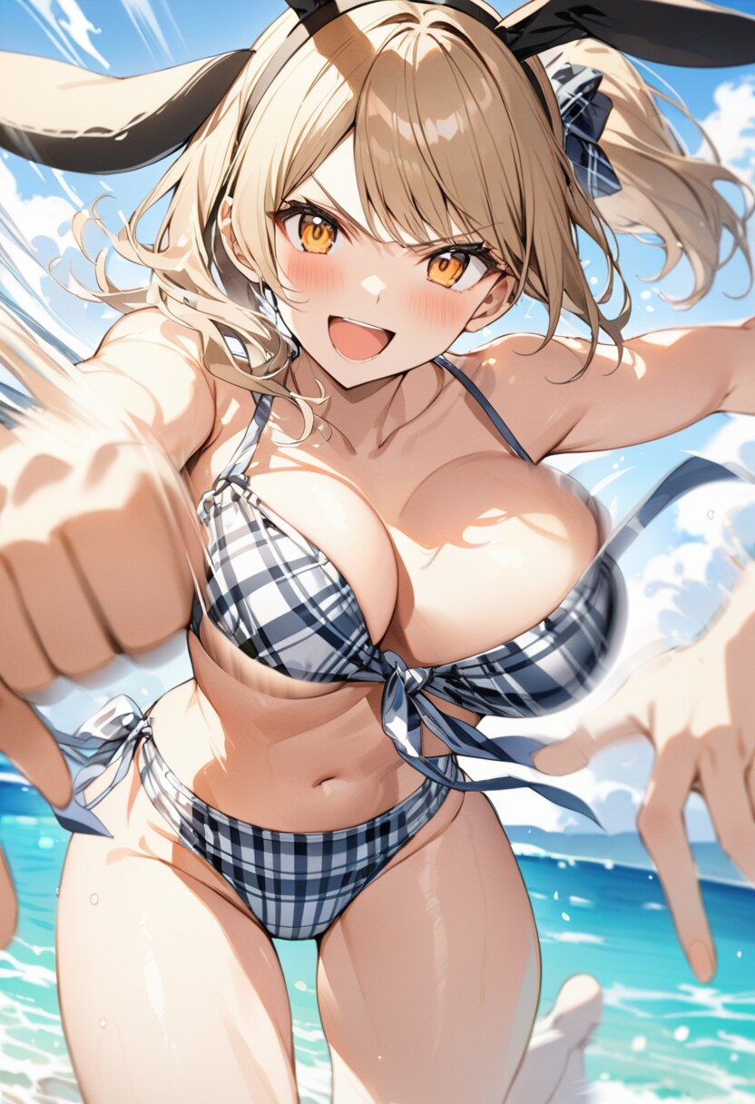 得意技は爆乳爆裂パンチ