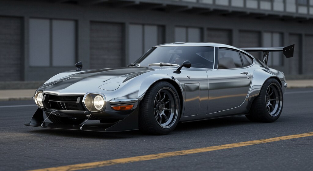 プロンプト借りて再現シリーズ　トヨタ2000GT改　ホンダS2000