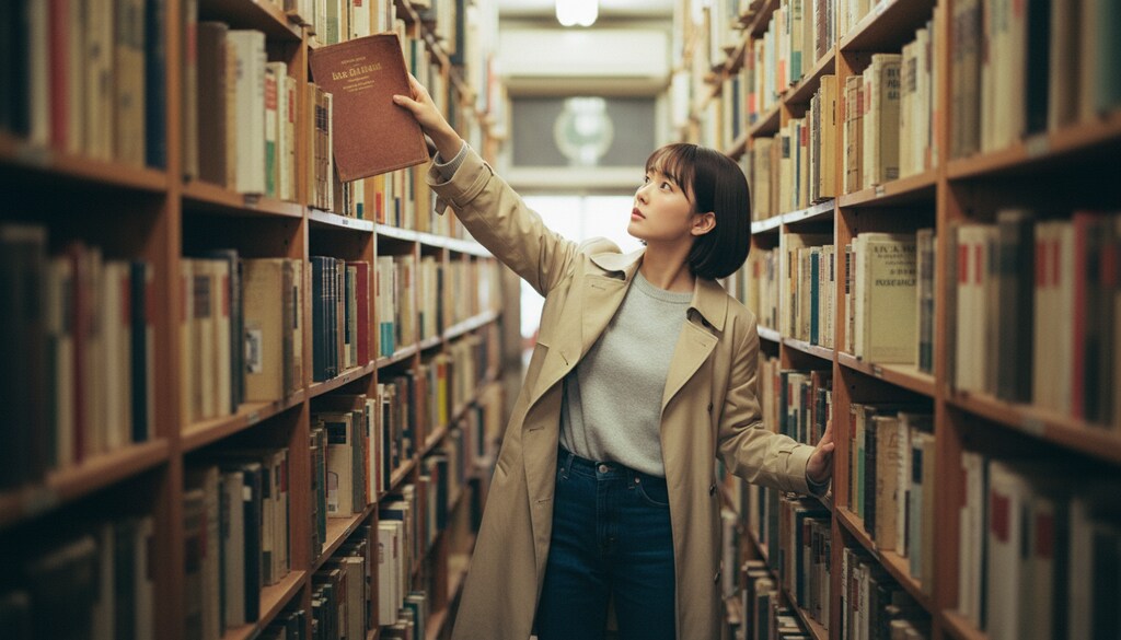 神保町の古書店にて